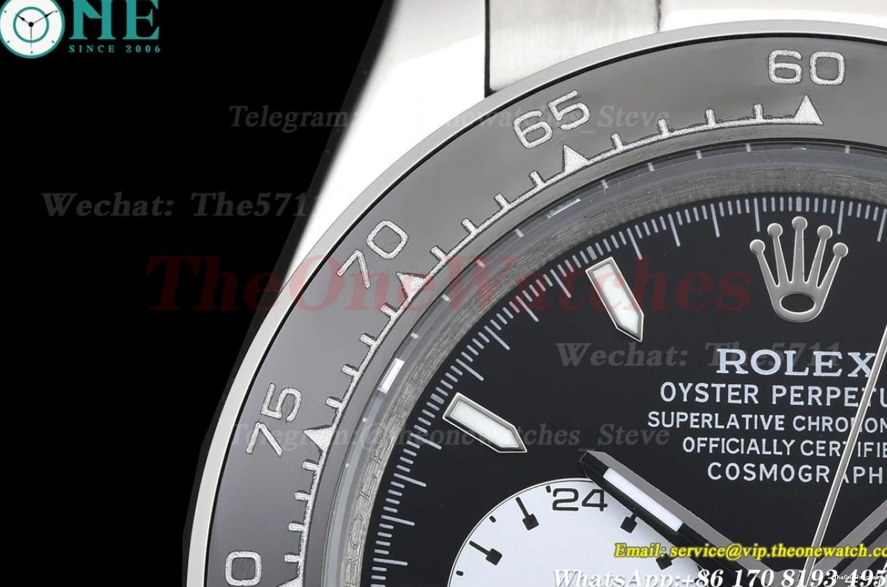 SS 40mm A3836 White Black GDF Daytona SS 1230